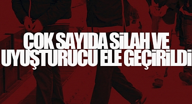 Jandarmadan Dev Operasyon: Çok Sayıda Silah ve Uyuşturucu Ele Geçirildi