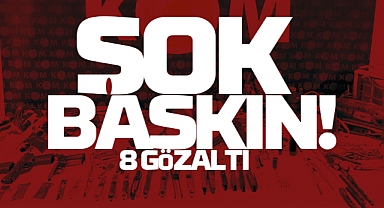 Kurusıkıları Gerçek Tabancaya Dönüştürdüler! 8 Gözaltı