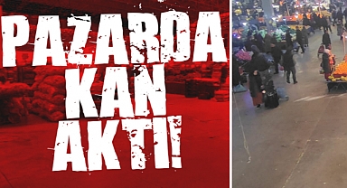 Pazarda Kan Aktı! 4 Kişi Yaralandı