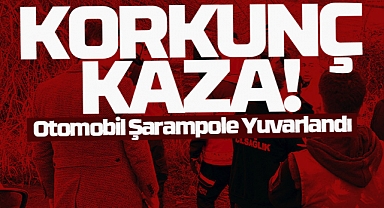 Serdivan'da Korkunç Kaza: Otomobil Şarampole Yuvarlandı
