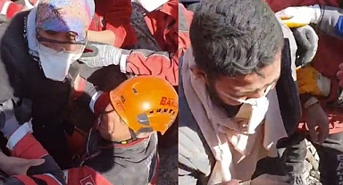 7 Katlı Bina Enkazından Sağ Çıktılar