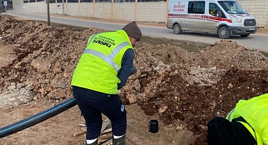 Büyükşehir Belediyesi altyapı hizmetlerini deprem bölgesinde sürdürüyor
