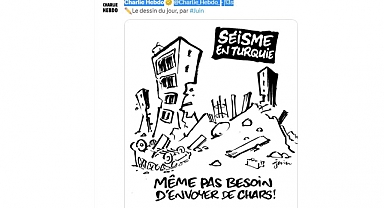 Charlie Hebdo'dan İğrenç Karikatür! Depremle Alay Ettiler
