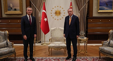 Cumhurbaşkanı Erdoğan, NATO Genel Sekreteri Stoltenberg'i Kabul Etti