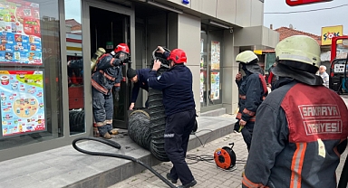 Markette Korkutan Yangın