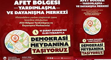 Yardım Toplama Merkezi Demokrasi Meydanına Taşınacak
