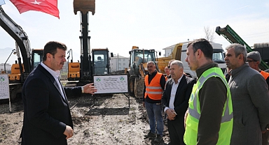 8 Milyonluk Projede İlk Kepçeyi Başkan Soykan Vurdu