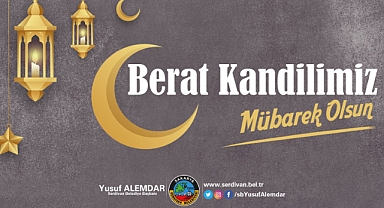 Başkan Alemdar’dan Berat Kandili Mesajı