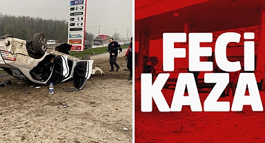 D-650’de Takla Atan Lüks Otomobil Hurdaya Döndü