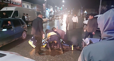 Otomobil ile Motosiklet Çarpıştı: 1 Yaralı