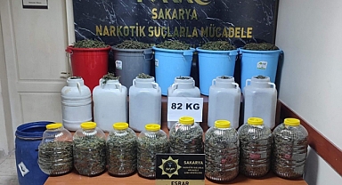 Sakarya’da 82 Kilogram Uyuşturucu Yakalandı: 3 Tutuklama