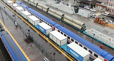 Sakarya’dan İskenderun’a Kardeşlik Treni: 40 Konteyner Daha Yola Çıktı