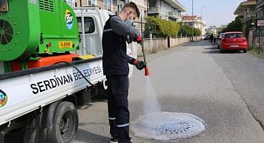 Serdivan Belediyesi'nden Çevre Dostu İlaçlama