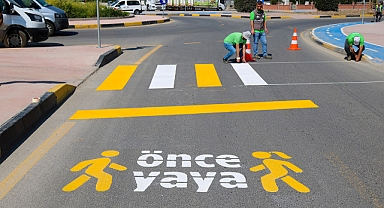 Yol Çizgi ve Boyama Çalışmaları Başladı