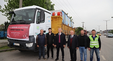 Hendek Belediyesi Deprem Bölgesine Destek Olmaya Devam Ediyor