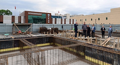 Büyükşehir'in Yeni Tıp Merkezi'nin İnşası Hız Kesmeden Devam Ediyor
