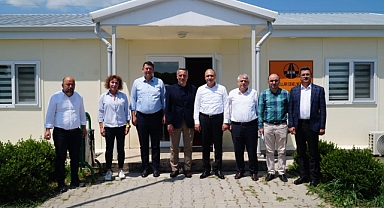 Bölgedeki Çalışmalar Görüşüldü