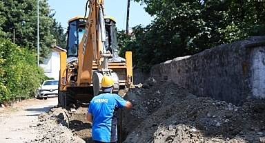 Büyükşehir Belediyesi Sapanca’da Devam Eden Altyapı Çalışmalarında Sona Geldi