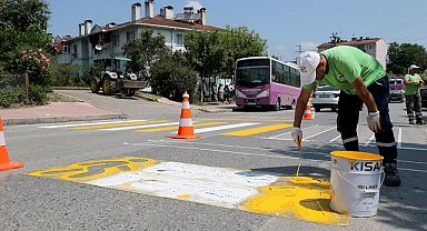 Büyükşehir Yaya Geçitleri Ve Bordürleri Yeniliyor