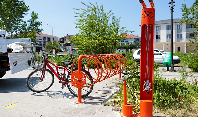 Büyükşehir 40 Noktada Bisiklet İstasyonları Kuruyor