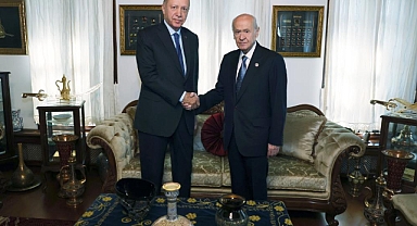 Cumhurbaşkanı Erdoğan Ve Bahçeli Görüşmesi Sona Erdi