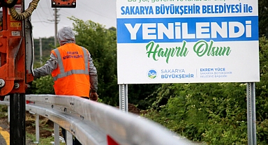 Paraşüt Tepe’ye Giden Yolda Artık Çelik Bariyer Var