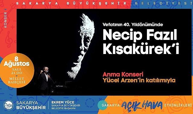 Yücel Arzen Sahnesiyle Necip Fazıl Gecesi