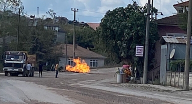 Doğal Gaz Hattında Patlama: 1 İşçi Yaralandı