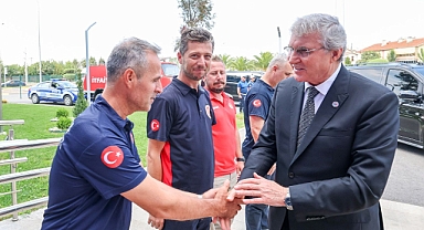 Başkan Yüce’den İtfaiyecilere Anlamlı Ziyaret