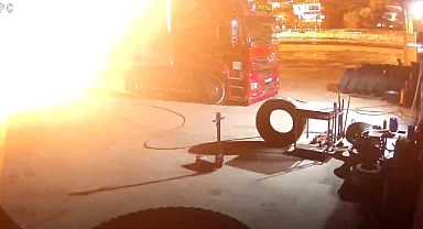 Benzinlikteki Trafo Bomba Gibi Patladı, İtfaiyenin Müdahalesi Faciayı Önledi