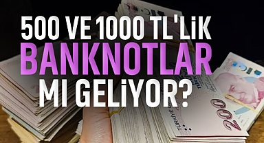 500 Ve 1000 Tl'lik Banknotlar Mı Geliyor?