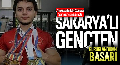 Avrupa Bilek Güreşi Şampiyonası'nda Sakaryalı Gençten Gururlandıran Başarı