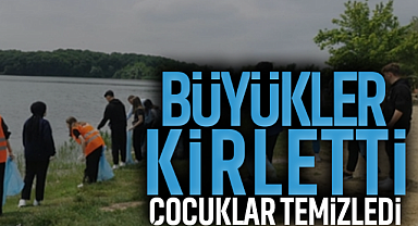 Büyükler Kirletti Çocuklar Temizledi