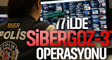 77 İlde Sibergöz-37 Operasyonu: Aralarında Sakarya Da Var