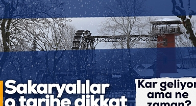 Sakaryalılar O Tarihe Dikkat: Kar Geliyor Ama Ne Zaman?