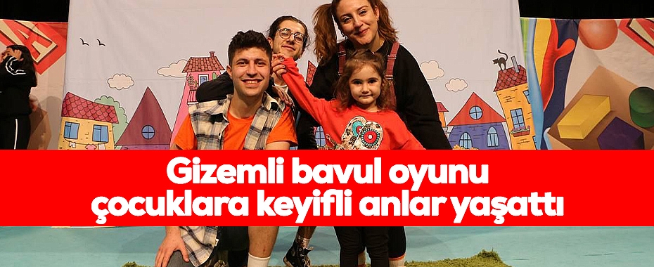 Gizemli bavul oyunu çocuklara keyifli anlar yaşattı