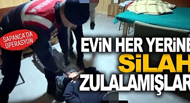 Evin Her Yerine Silah Zulalamışlar