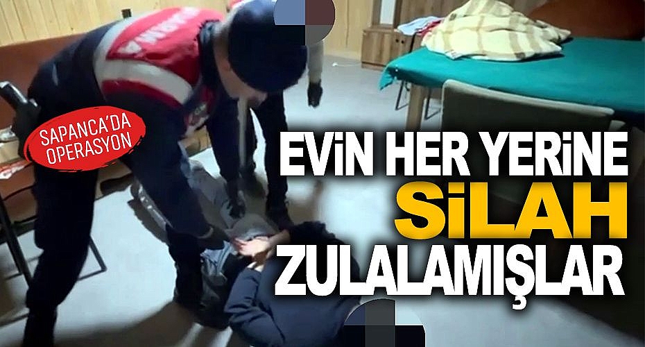 Evin Her Yerine Silah Zulalamışlar
