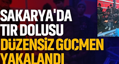Sakarya'da Tır Dolusu Düzensiz Göçmen Yakalandı: Sürücü Tutuklandı