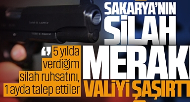 Sakarya’nın Silah Merakı Valiyi Şaşırttı