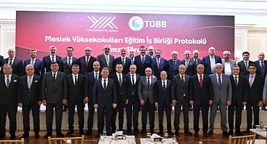 STB Başkanı Genç “Meslek Yüksekokulları Eğitim İş Birliği” törenine katılım sağladı
