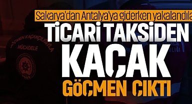 Ticari Taksiden Kaçak Göçmen Çıktı