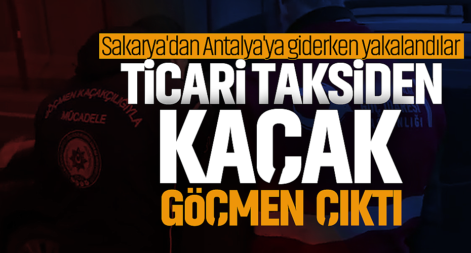 Ticari Taksiden Kaçak Göçmen Çıktı