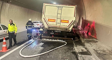 Sakarya-Eskişehir Karayolunda Osmangazi Tünelinde Korku Dolu Anlar