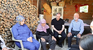 Başkan Ercan Şehit Ailesini Ziyaret Etti