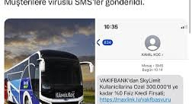 Kamil Koç Hacklendi: Müşterilere Virüslü SMS Gönderildi!