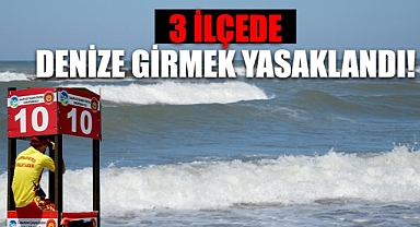 Sakarya'da Denize Girişler Yasaklandı!