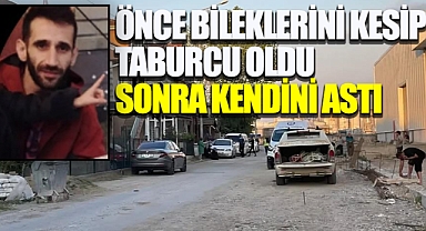 Önce Bileklerini Kesip Taburcu Oldu Sonra Kendini Astı