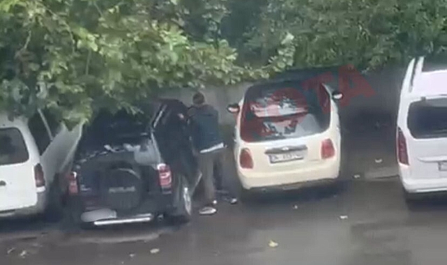 Serdivan'da Sesler Yükseldi: Kadına Şiddet Uygulayıp Araca Bindirdi!