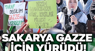 Sakarya Gazze İçin Yürüdü!